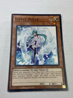 Yugioh Effect Veiler Sdwd-en018 Blue Eyes White Destiny (misprint) 1st Edition - Image 1 of 2