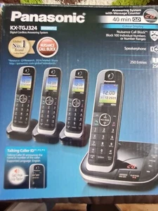 Panasonic KX-THJ324 Quadruple Digital Cordless Answering System - Zdjęcie 1 z 4