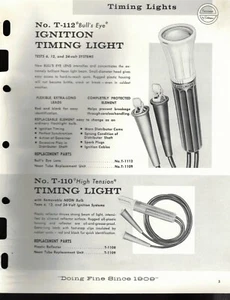 EDELMANN 1967 n. FOGLIO DI VENDITA Jobbers T-112 & T-110 "LUCE TEMPORALE" - Foto 1 di 5
