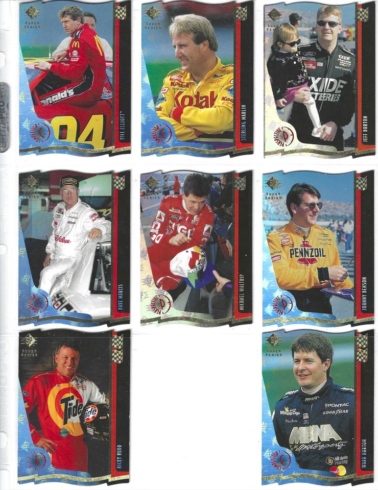 1997 SP SUPER SERIES PARALLEL DOUBLE FLAG #117 Ricky Rudd-SCARCE-ONE CARD ONLY! - Image 1 of 1