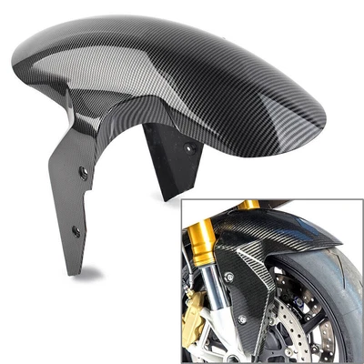 For BMW S1000RR S1000R 2009-18 2010 2011 Carbon Fiber ABS Front Fender Mudguard - Image 1 of 4