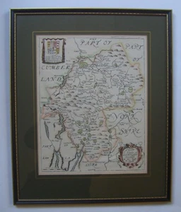 Westmorland: antique map by Richard Blome, 1673 - Picture 1 of 2