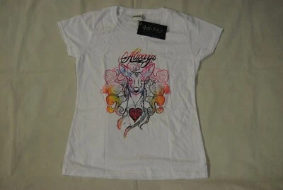 HARRY POTTER ALWAYS COLLAGE LADIES SKINNY T SHIRT NEW OFFICIAL FILM MOVIE BOOK  - Image 1 of 4