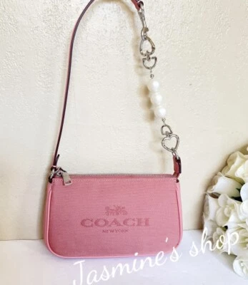 NWT coach Nolita 19 CU002 + extender pearl chain - Image 1 of 4