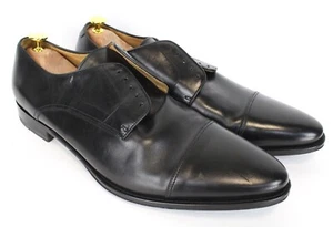SUITSUPPLY Men Formal Shoes EU47 Black Calf Leather Lace-Ups Oxfords Classic - Picture 1 of 13