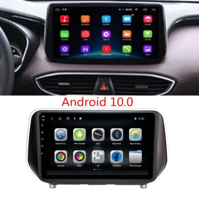 10" For 2018-2020 Hyundai Santa Fe Stereo Radio Android 10 GPS Navi Wifi 2+32GB - Image 1 of 4