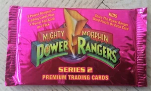 NEU 1994 Collect-a-Card Mighty Morphin Power Rangers Trading Card Series 2 Pack - Bild 1 von 2