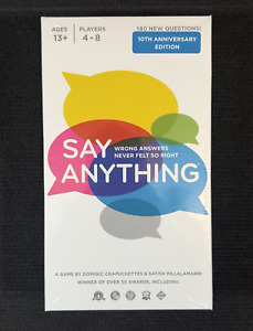 Say Anything 10th Anniversary Family Party Game North Star Games NSG201 NEW