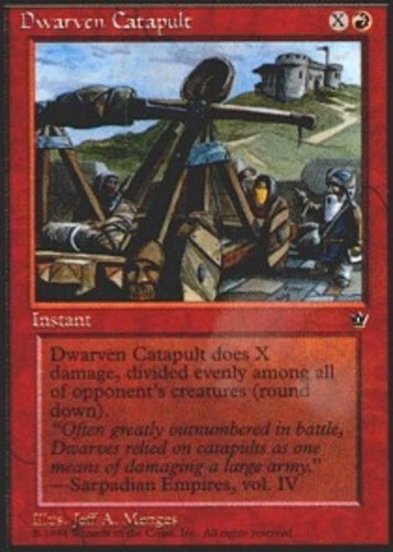 MTG - Dwarven Catapult - Fallen Empires - NM, English Magic FLAT RATE SHIP - Image 1 of 1