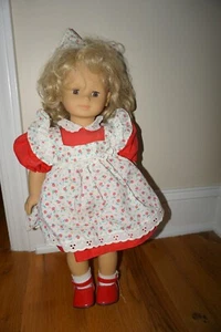 Muñeca vintage Gotz 18" pelo rubio y ojos marrones - Imagen 1 de 14