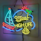 Miller High Life Neon Light Sign 19"x15" Bar Man Cave Beer Artwork Decor Gift