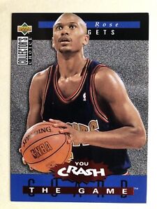 1994-95 NBA Collectors Choice Crash The Game Redemption Set #S12 Jalen Rose + 4