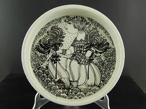 Nymolle Denmark Porcelain Bjorn Wiinblad Centerpiece Woman Sitting Cm 27 - Picture 1 of 5