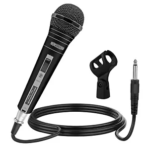 Micrófono XLR de 5 núcleos micrófono dinámico karaoke micrófonos de estudio de canto micrófono de mano - Imagen 1 de 11