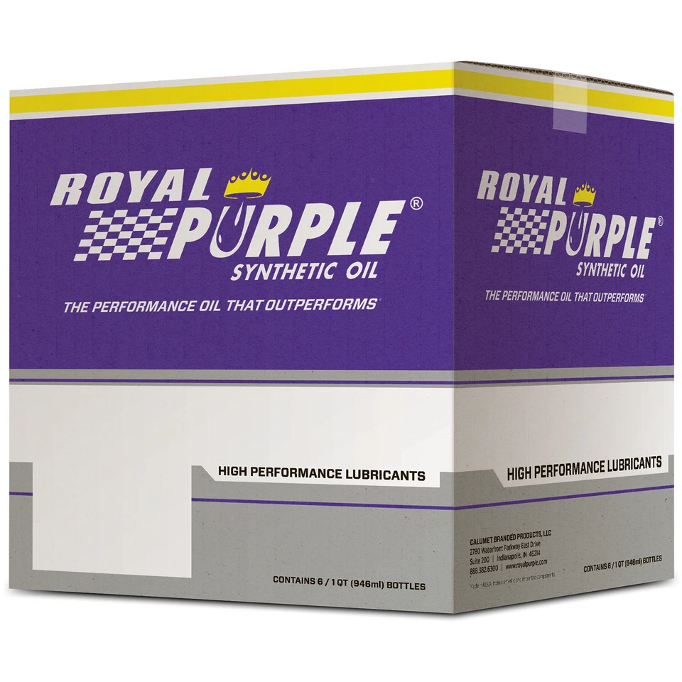 Высокопроизводительный синтезатор Royal Purple 36130 HPS 10W-30. Бутылки с маслом 6 1 кварта - Изображение 1 из 1