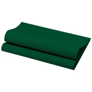 Dunisoft Airlaid Dark Green 40cm Dinner Napkins - Pack of 60 - Picture 1 of 3
