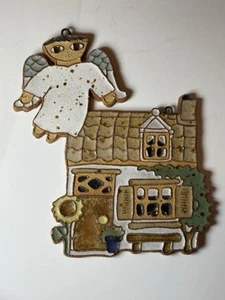 Vintage St Andrew’s  Abby Angel Handcrafted Ceramic Wall Decor Plaque Hanging - Picture 1 of 5