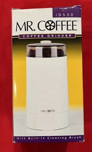 Mr. Coffee Model IDS50 Round Coffee Grinder Mill In Original Box NEW Vintage - Picture 1 of 3