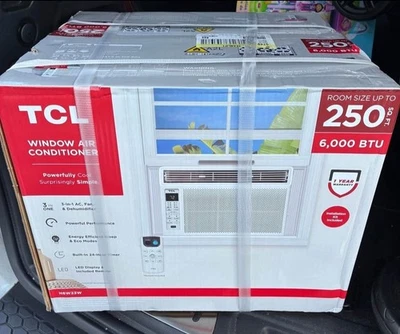 Unidad de aire acondicionado ventana TCL 6000 BTU control remoto Energy Star 250 pies cuadrados Foto 1 de 4