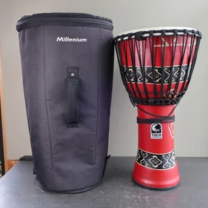 Djembe in fibra di vetro a percussione Toca 12" in custodia - Foto 1 di 16