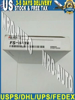 KEYENCE FS-N41N Fiber Optic Sensors FSN41N New In Box One US Free TAX - Image 1 of 4