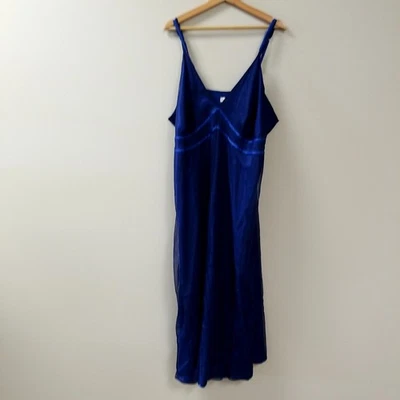 Camisón Y2K Cacique 2 Tonos Forrado Largo Midi Talla 22/24 Foto 1 de 4