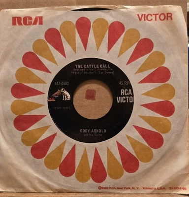 Eddy Arnold - The Cattle Call/What Is Life Without Love - RCA Victor 45rpm - Image 1 of 3