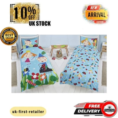 Boys, Girls, Kids Character Duvet Quilt Cover Bedding Sets Ben and Holly - Image 1 of 4