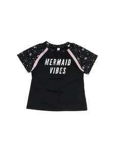 Ideology Girls Black Active T-Shirt Medium tots - Picture 1 of 2