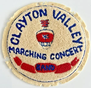 CLAYTON VALLEY HIGH SCHOOL VARSITY Marching Band Konzert Lg Vintage Patch 3F - Bild 1 von 4
