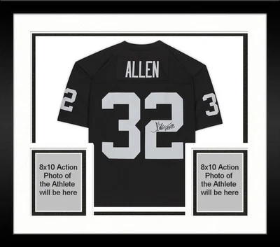 Camiseta deportiva FRMD Marcus Allen Vegas Raiders firmada por Mitchell & Ness réplica con "HOF 03" Foto 1 de 4