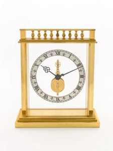 Super rare Jaeger LeCoultre 8-day inline movement table desk clockTRIANON Box - Picture 1 of 7