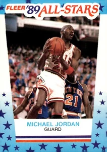 1989-90 Fleer Stickers #3 Michael Jordan OC - Picture 1 of 2