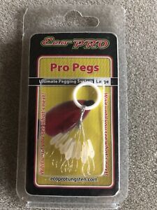 EcoPro Tungsten Pro Pegs Clear Large 5mm 