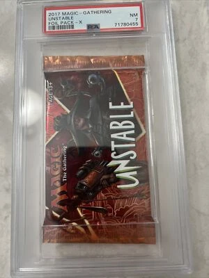 Unstable Booster Pack MTG Magic the Gathering Sealed PSA Graded 7 - Image 1 of 3