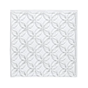 Inventa en relieve círculo de flores 11x11cm azulejos fundidos decoración de pared posavasos - Imagen 1 de 2