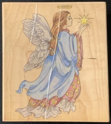 Estampillas de goma de ángel celestial Happen Foto 1 de 4