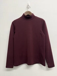 ROHAN Merino Fleece High Neck Thick Thermal Base Layer Purple / Bordeaux M - Picture 1 of 6
