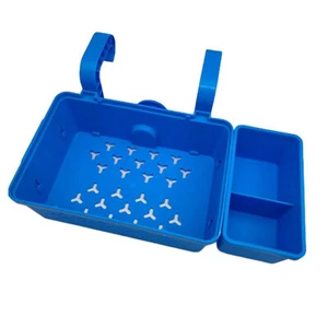 Swimming Pool Storage Basket with Water Cup Large Capacity Towels Pool Organizer - Picture 1 of 13