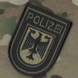 Abzeichen BGS Bundespolizei GSG 9 BPOL oder umgangssprachlich SEK velkrö PATCH - Picture 1 of 12
