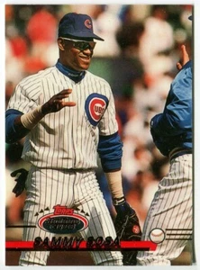 Topps Stadium Club #531 1993 Sammy Sosa Chicago Cubs - Imagen 1 de 2