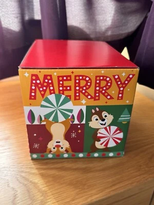 Nueva Caja de Regalo Festivo Mickey Mouse Tienda Disney 7 X 5.5 X 5.5 pulgadas Foto 1 de 4