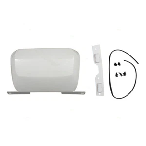 Trailer Hitch Cover fits 07-14 Yukon Tahoe Suburban Rear Bumper White Tow Cap - Picture 1 of 9