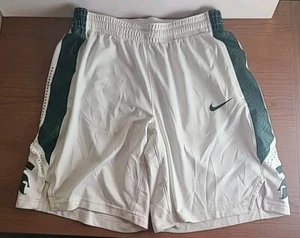 Nike Michigan State MSU White Basketball Shorts Men's Size XL-Read Description - Picture 1 of 13