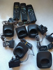Joblot of 5 Panasonic cordless phone charge Bases &amp; 3 Phones