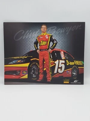 Tarjeta de estadísticas fotográfica de conductor de NASCAR 2012 Clint Bowyer #15 5 horas Energy 11x81/2  Foto 1 de 2