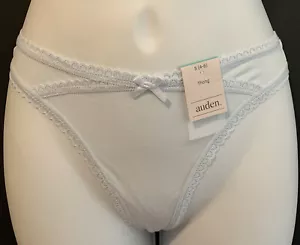 NWT AUDEN LIGHT BLUE SHEER THONG PANTY SIZE SMALL ( 4-6) - Picture 1 of 8