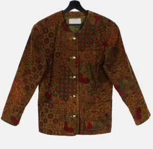 80s vintage BOGNER corduroy jacket tweed blazer women's West Germany luxury S M - Picture 1 of 7