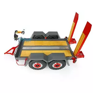Metal Assembled Trailer Plate For 1/14 LESU Skid Steer Hydraulic Loader RC Model - Picture 1 of 12