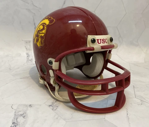 USC TROJANS Schutt Mini Helmet Riddell Mini Football Helmet 3 5/8 Cover
